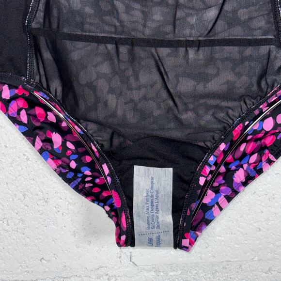 Swim Solutions Women's Abstract Printed One-Piece Swimsuit multi, 16 $112 - Picture 11 of 14